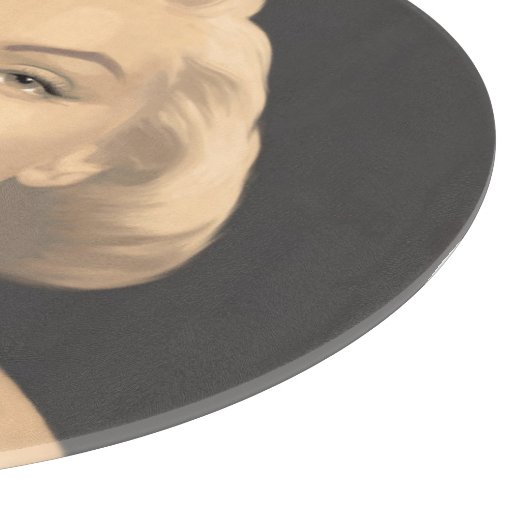 Grafische graue Marilyn Schneidebrett (Ecke)