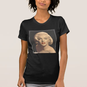 Grafische graue Marilyn T-Shirt