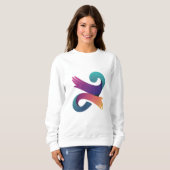 Grafische Handfrauen Sweatshirt (Vorne ganz)