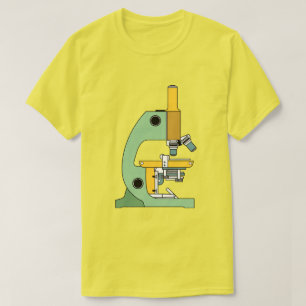 GRAFISCHE ILLUSTRATION EINES FARBHAFTEN MIKROSKOPS T-Shirt