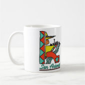 Grafische Kaffee-Tasse San Antonio Kaffeetasse (Links)