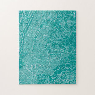 Grafische Karte von New York Puzzle