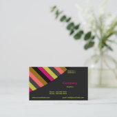 Grafische Künstlerische Moderne Visitenkarte (Stehend Vorderseite)