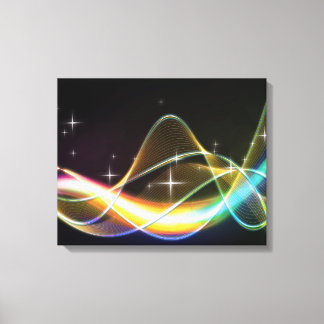 Grafische Leuchten 4 überzogene Canvas Leinwanddruck