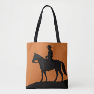 Grafische Lone Rider-Tasche - Minimalistischer Wes Tasche