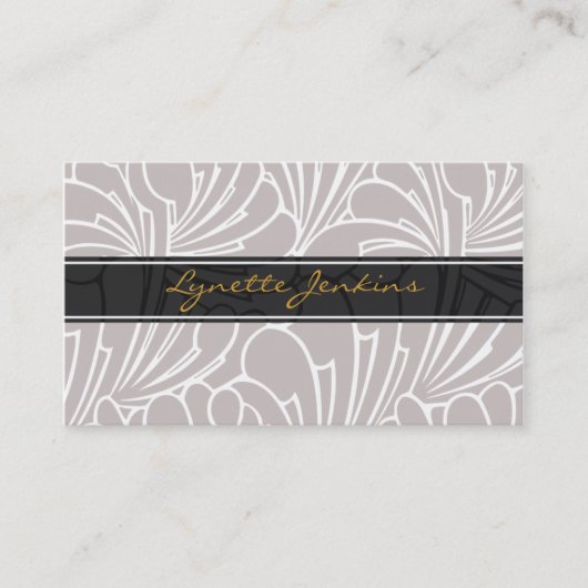 Grafische Muster-Visitenkarte Visitenkarte (Vorderseite)