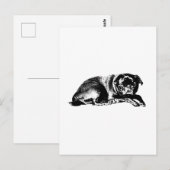 Grafische Pause, gute Nachrichten Postkarte (Vorne/Hinten)