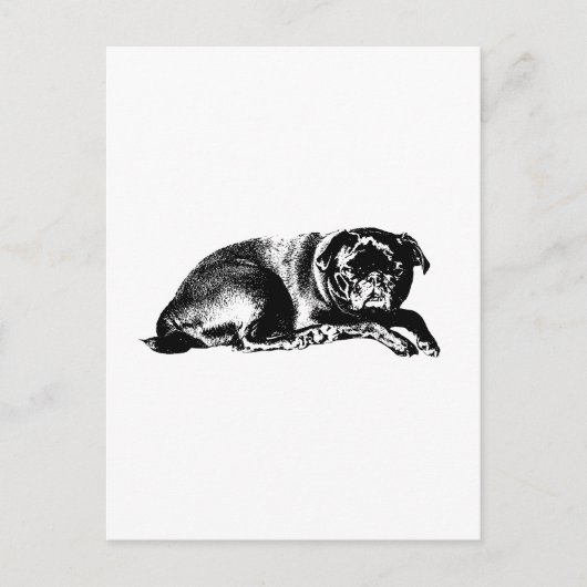 Grafische Pause, gute Nachrichten Postkarte (Vorderseite)