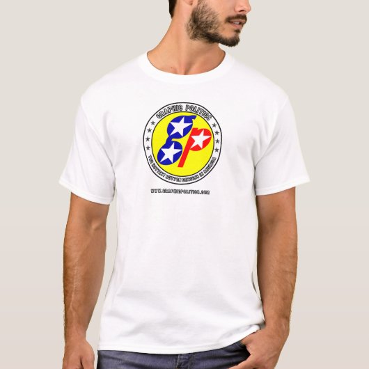 Grafische Politik T-Shirt (Vorderseite)