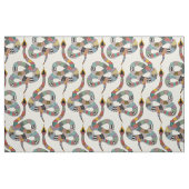 grafische Schlangencreme Stoff (Fat Quarter (45,7 x 55,9 cm))