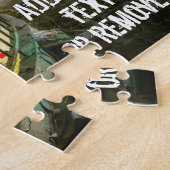 Grafische Stadtgraffiti Street Art in einer Treppe Puzzle (Seite)