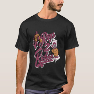 Grafische T-Shirts Rag 2 Rich Sneaker Match 1 High