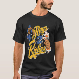 Grafische T-Shirts Rag 2 Rich Sneaker Match 350 V2