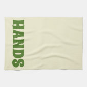 GRAFISCHE TYPOGRAFIE HÄNDE KÜCHENDISCHENTOWEL HANDTUCH (Horizontal)