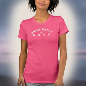 Grafische Universität der Liebe T-Shirt