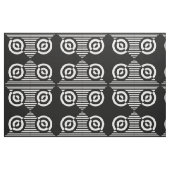 Grafische visuelle Stimulation schwarz-weiß Stoff (Fat Quarter (45,7 x 55,9 cm))