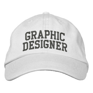 Grafischer Designer bestickter Hut