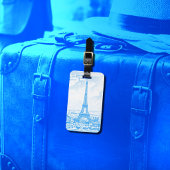 Grafischer Eiffelturm Gepäckanhänger