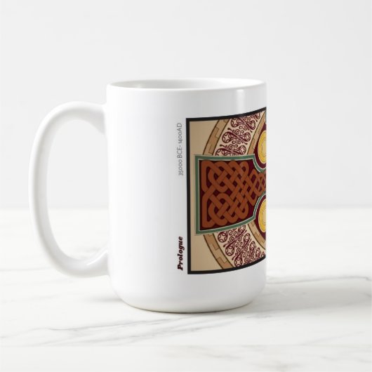 Grafischer Entwurfs-GeschichtsTassen: Einleitung Kaffeetasse (Links)