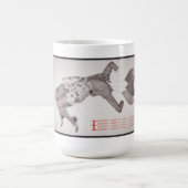 Grafischer Entwurfs-GeschichtsTassen: WWI Kaffeetasse (Mittel)