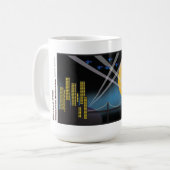 Grafischer Entwurfs-GeschichtsTassen: WWII Kaffeetasse (Vorderseite Links)