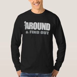 Grafischer Funk rund um die Uhr T-Shirt
