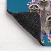 Grafischer Ibs Waschbär Meme Bootleg Humor Mousepad (Ecke)