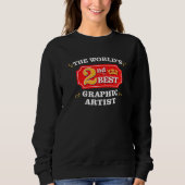 Grafischer Künstlerschätzer Sweatshirt (Vorderseite)