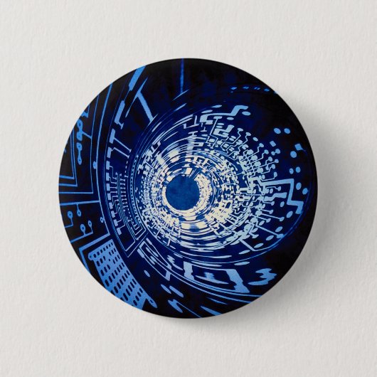 Grafischer Rechnerschaltungtunnel Button (Vorderseite)