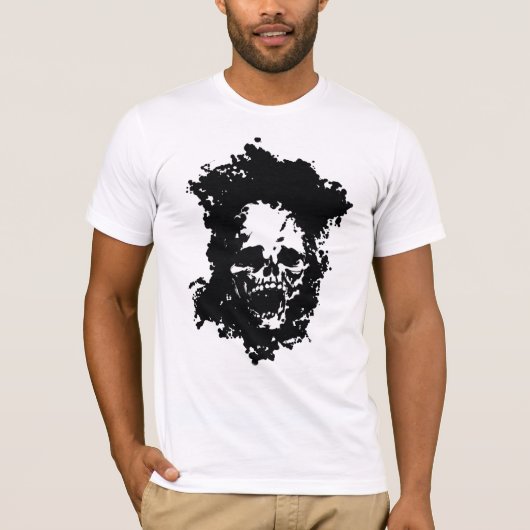 grafischer Schädel T-Shirt (Vorderseite)