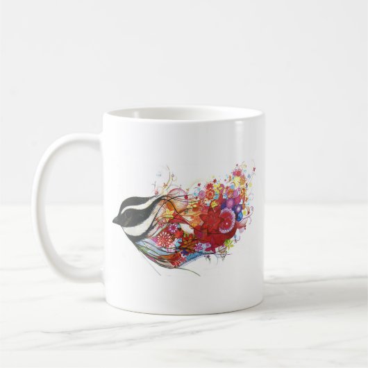 Grafischer Sparrow Kaffeetasse (Links)