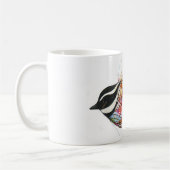 Grafischer Sparrow Kaffeetasse (Links)