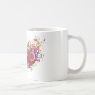 Grafischer Sparrow Kaffeetasse