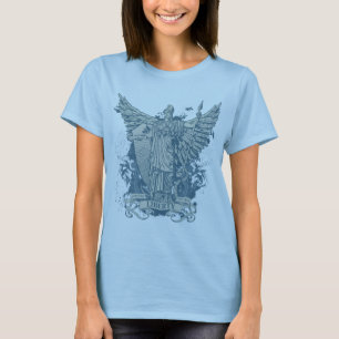 Grafischer T - Shirt Damen-Liberty (Libertas)