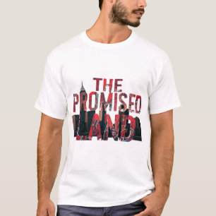 Grafischer T - Shirt "Das gelobte Land"