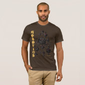 Grafischer T - Shirtentwurf der coolen Robotik T-Shirt (Vorne ganz)