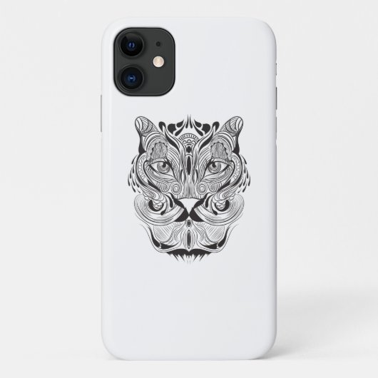 Grafischer Tiger Case-Mate iPhone Hülle (Rückseite)