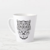 Grafischer Tiger Milchtasse (Linke Ecke)