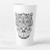 Grafischer Tiger Milchtasse (Vorderseite)