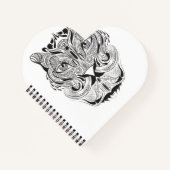 Grafischer Tiger Notizblock (Vorderseite)