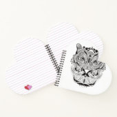Grafischer Tiger Notizblock (Innenseite)