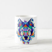 Grafischer Wolf-Tassen-Entwurf Kaffeetasse (Mittel)