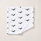 Grafisches Badetuch Set (Waschlappen)