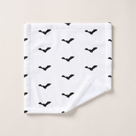 Grafisches Badetuch Set (Waschlappen)