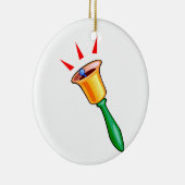 Grafisches Bild des Handbell, Handglockenspielbild Keramik Ornament (Rechts)