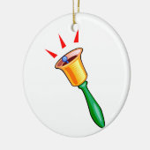 Grafisches Bild des Handbell, Handglockenspielbild Keramik Ornament (Links)