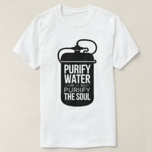 Grafisches Design der Wasserreinigungsanlage T-Shirt