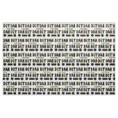 Grafisches Dit und Dah Amateurfunk-Gewebe fertigen Stoff (Fat Quarter (45,7 x 55,9 cm))