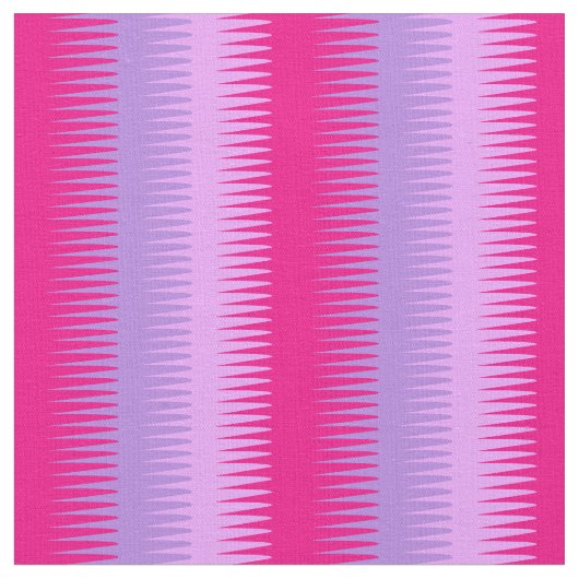 Grafisches Dogzahnstreifen-Muster, rosa lila Geweb Stoff (Nahaufnahme)