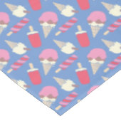 Grafisches Eis und Popsicles-Tischdecken Tischdecke (Schrägansicht)